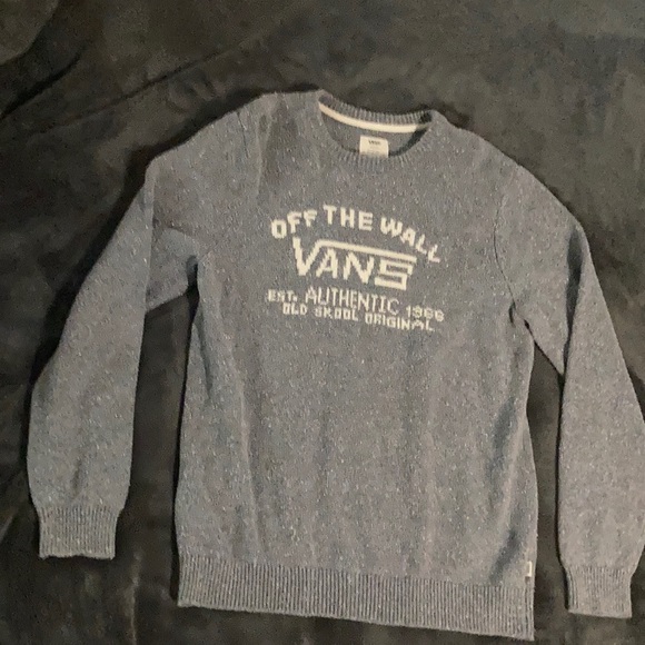 Vans grey sweater men’s size medium - Picture 1 of 4